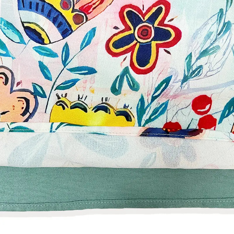 Amarri™ | Classy Women Mixed Floral Vintage Blouse