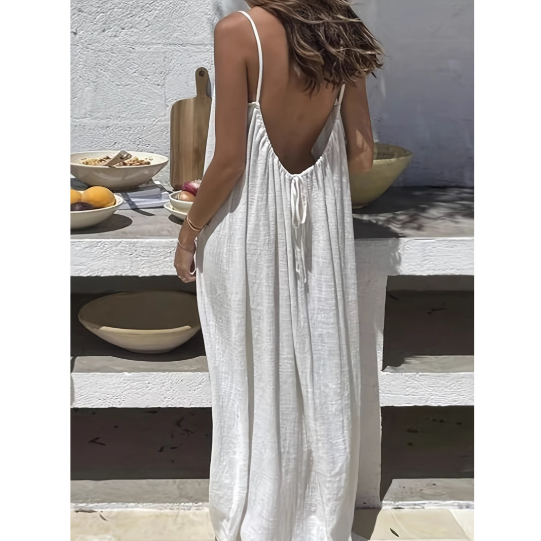Afila™| Casual Backless Cami Summer Dress