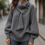 Arielle | Cozy Scarf-Neck Sweater