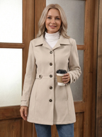 Elegant Wool-Blend Coat – Comfortable, Flattering & Timeless