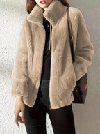 Maliza - Stylish Furry Fleece Jacket