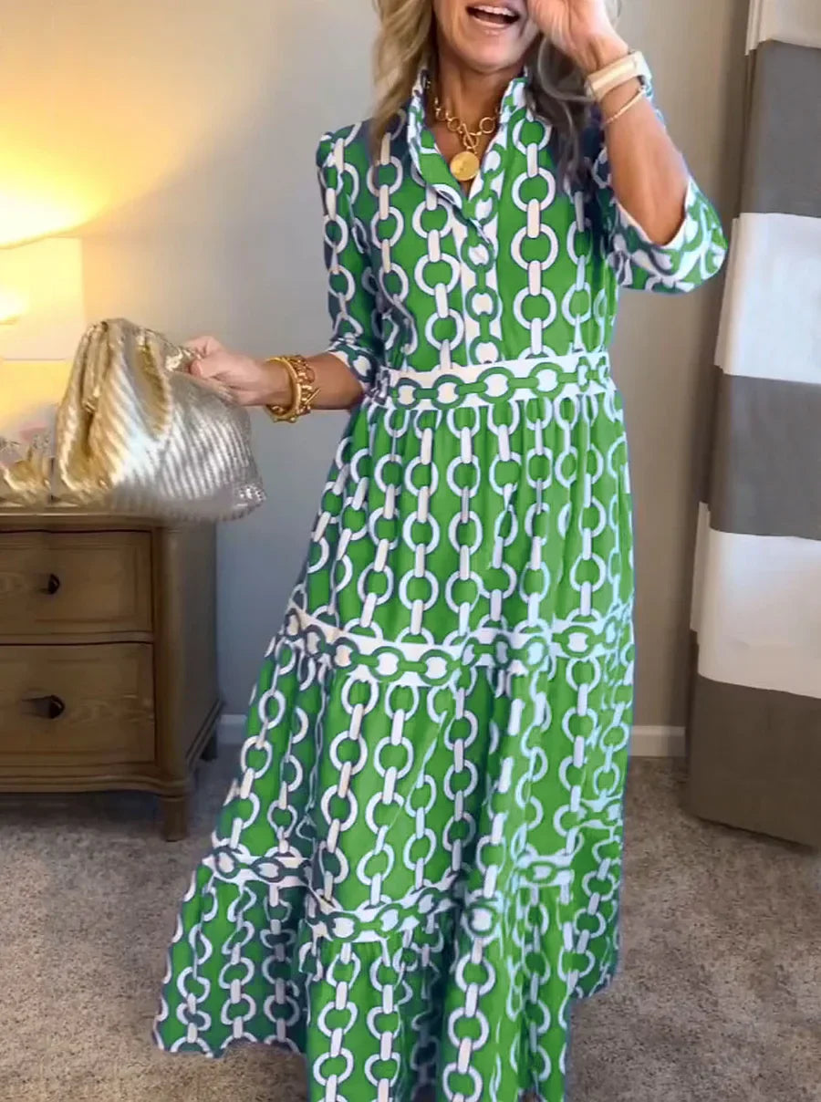 Alyana™ | Chain Link Women Midi Dress