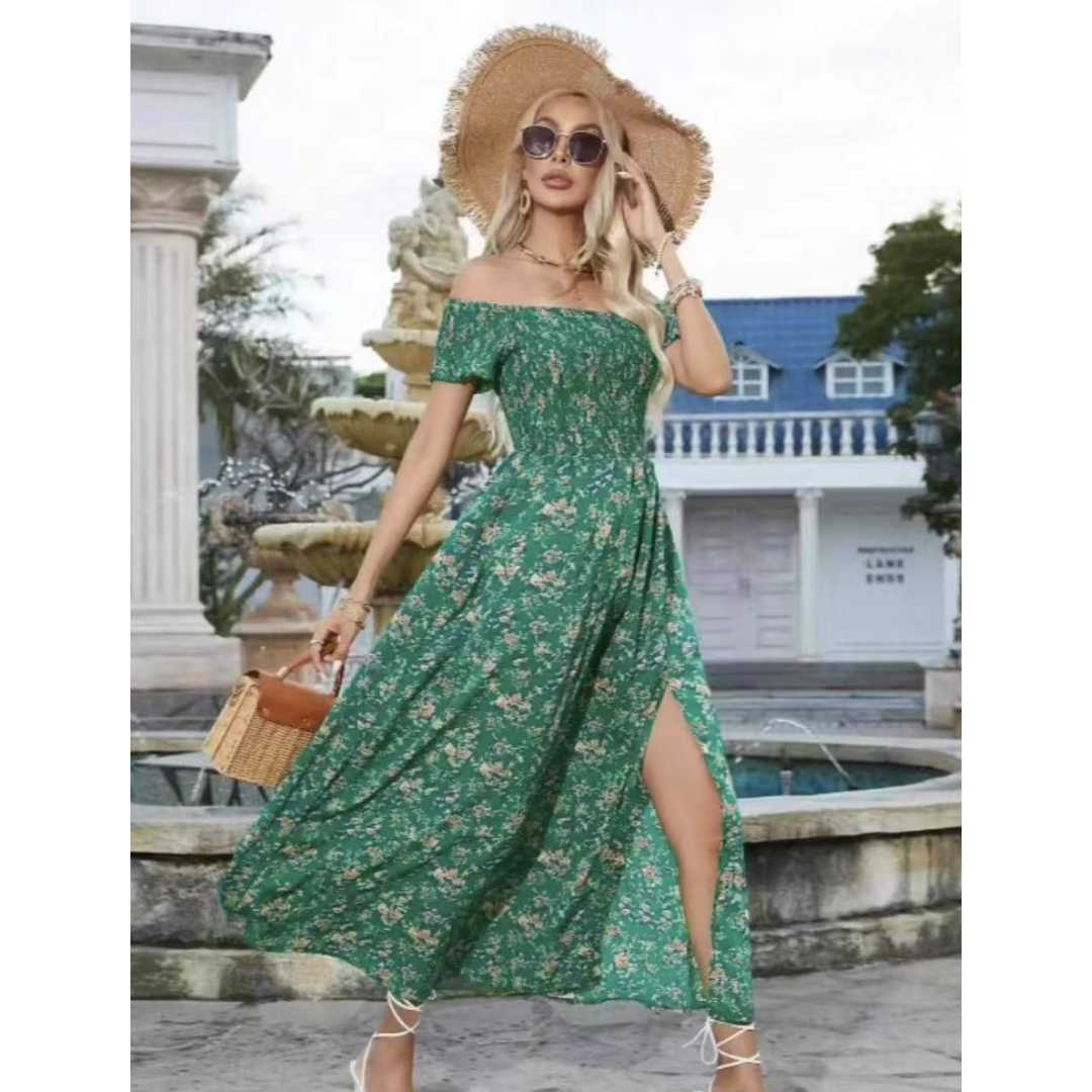 Phoebe™ | Glamorous Off-Shoulder Women Vintage Dress