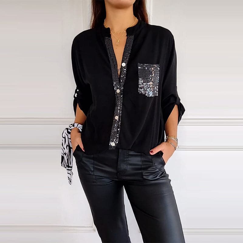 Danica™ | Women Sequin Detailed Blouse