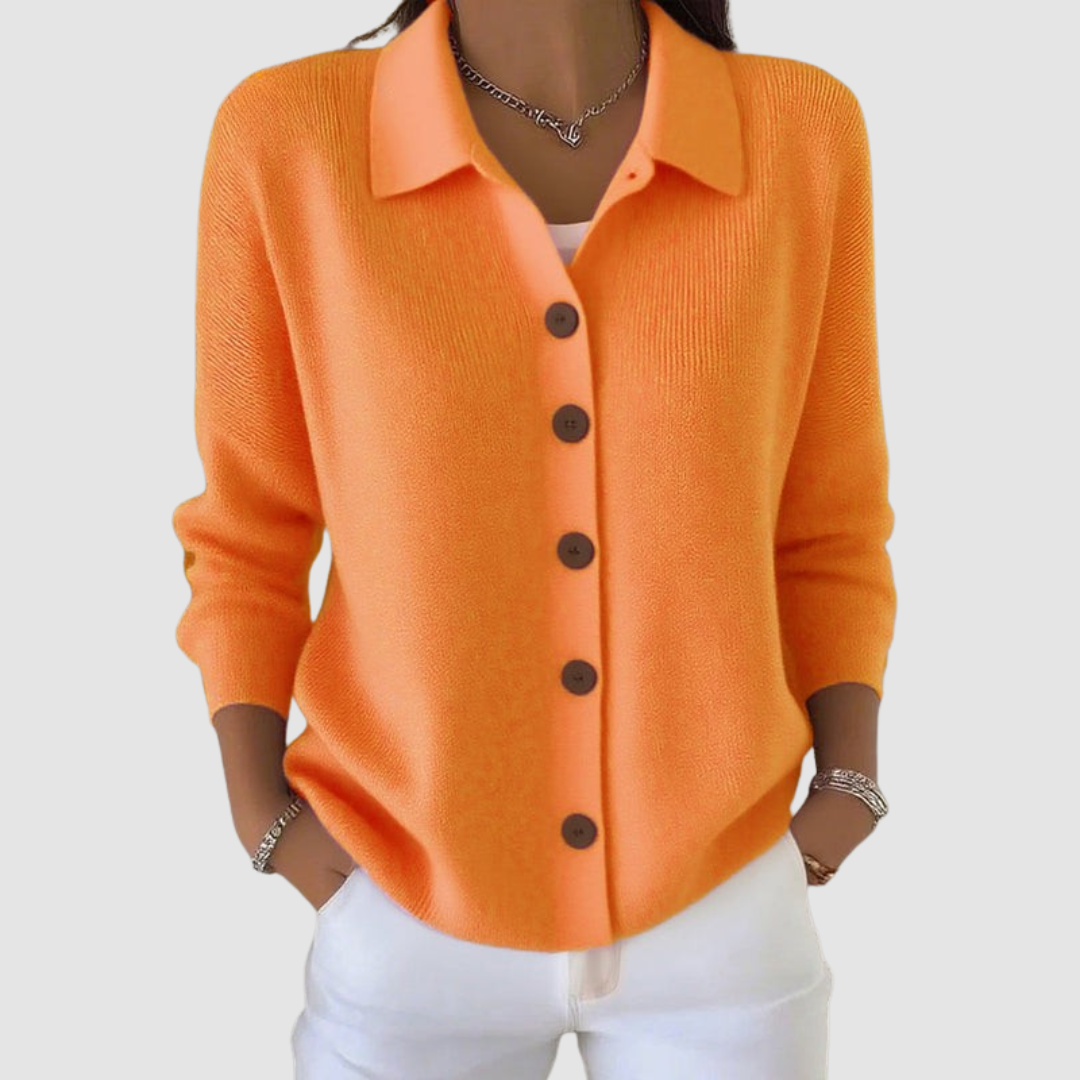 Riah™ | Soft Button-Up Knit Cardigan