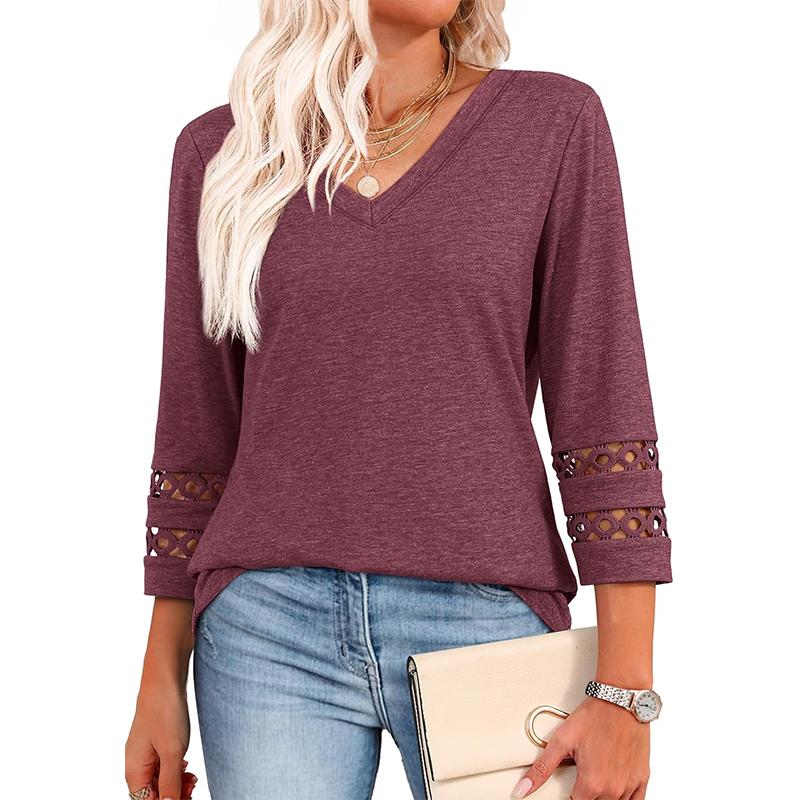 Styli™ | Women Chic Casual V-Neck Summer Top