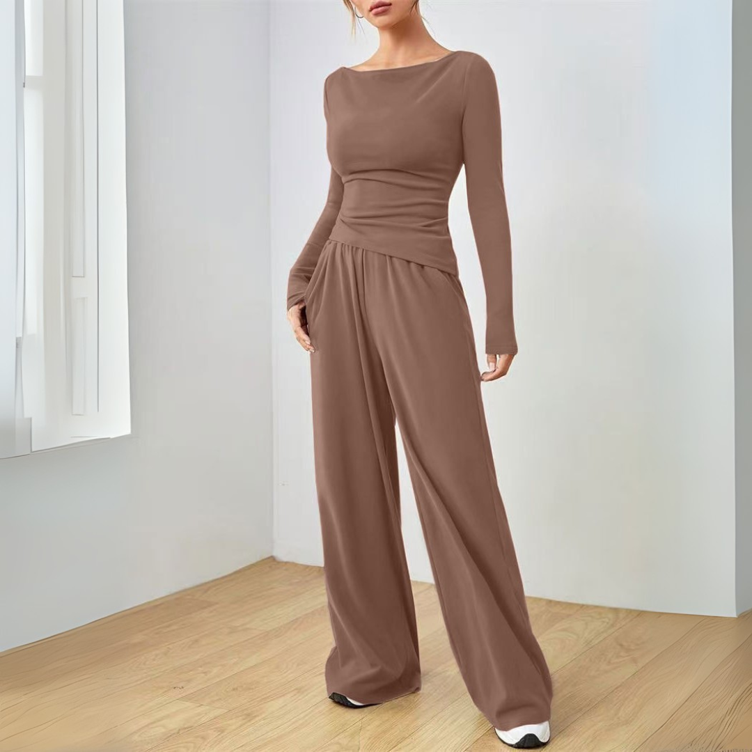 Abigail™ Elegant Cozy Set | Relaxed-Fit Top and Trousers
