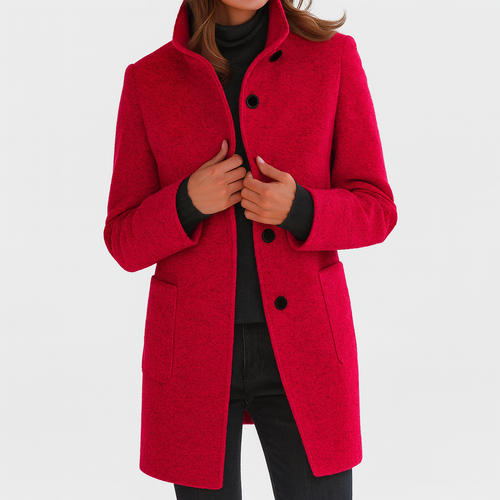 Verona | Ladies Coat with High Collar