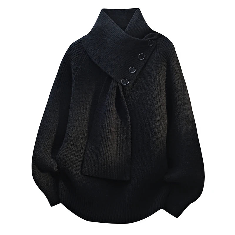 Arielle | Cozy Scarf-Neck Sweater