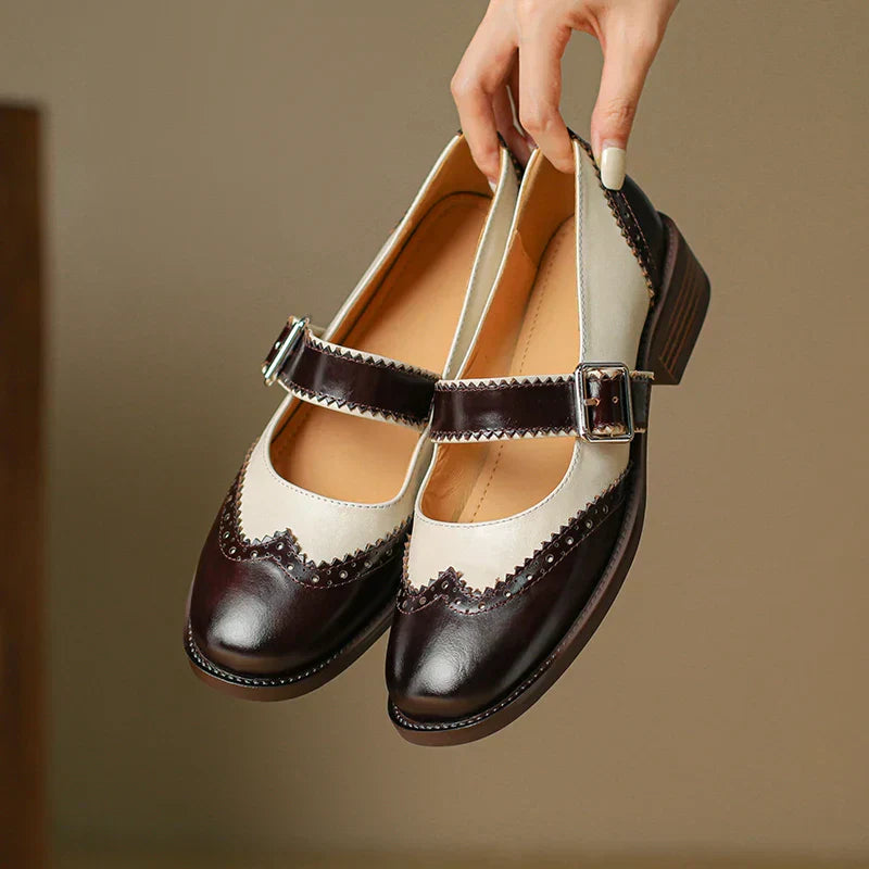 Miana | Leather Mary Jane Shoes