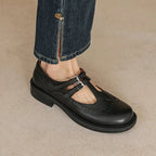 Leona | Classic Leather Mary Jane Shoes