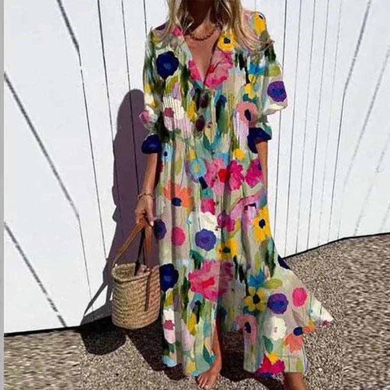 Melissa™ | Chic Boho Women Maxi Dress