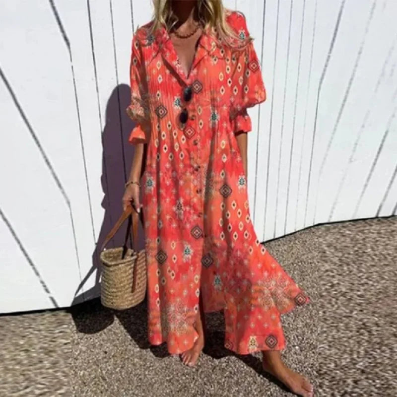 Melissa™ | Chic Boho Women Maxi Dress