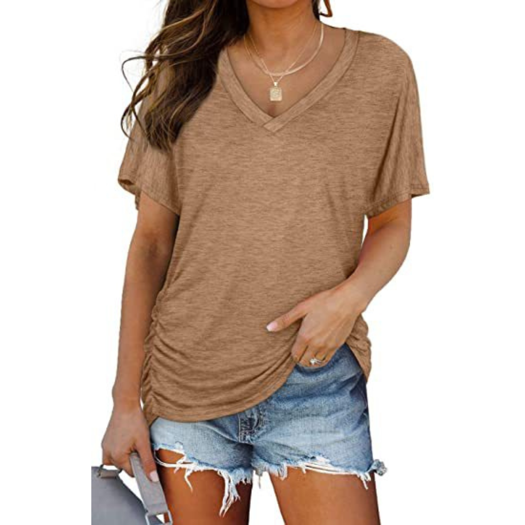 Eily™| Women Classic V-Neck Loose Fit Shirt