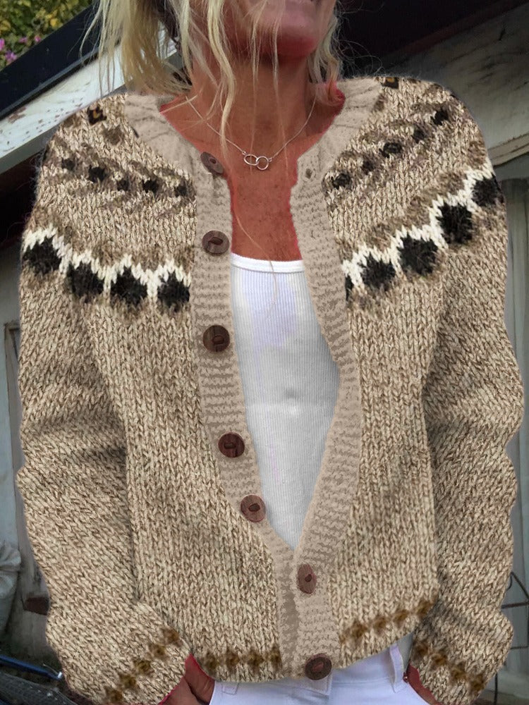 Aubree | Vintage Icelandic Cardigan