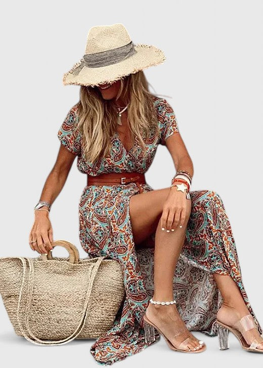 Lorraine | Stylish Women Boho Maxi Dress
