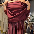Georgina™ Elegant Off-Shoulder Set | Modern Sophistication with an Impeccable Drape
