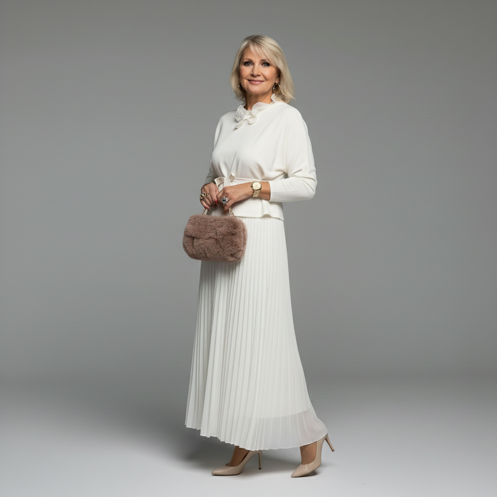 Emmie™ Elegant Two-Piece Set | Effortless Knit Layered Dress Set